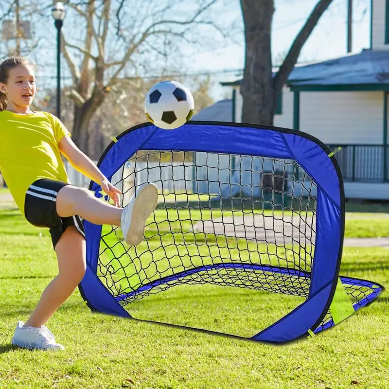 Pop Up Soccer Goal Soccer Goal Training Net Foldable Versatile Lightweight Training Equipment For Kids Family Adults Friends For