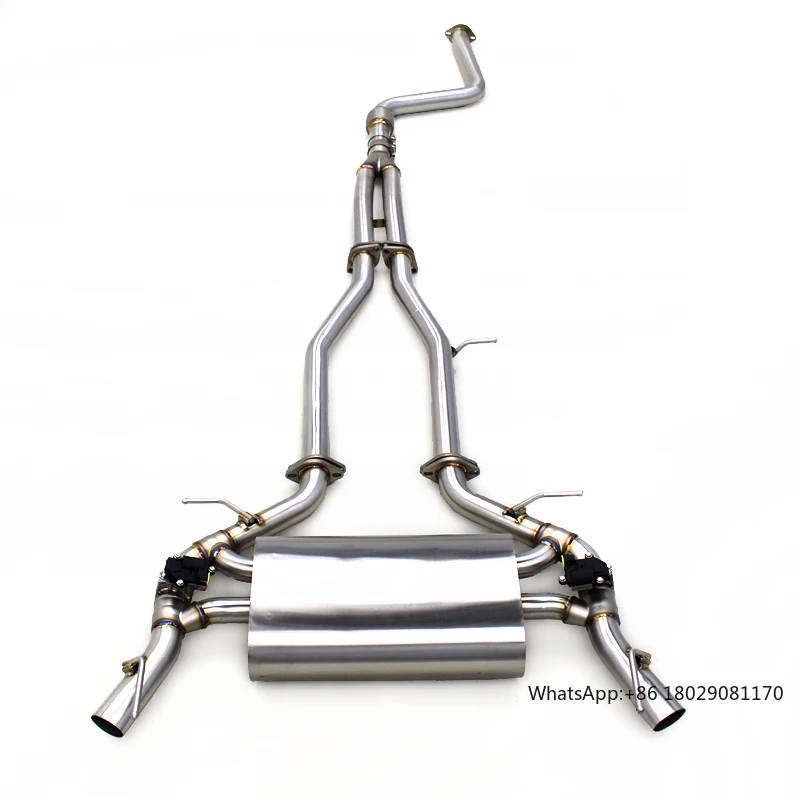 

Catback Exhaust for Cadillac CT4 2.0T 2019-2023 Stainless Steel Car Exhaust System Escape Exhaust Pipe Muffler