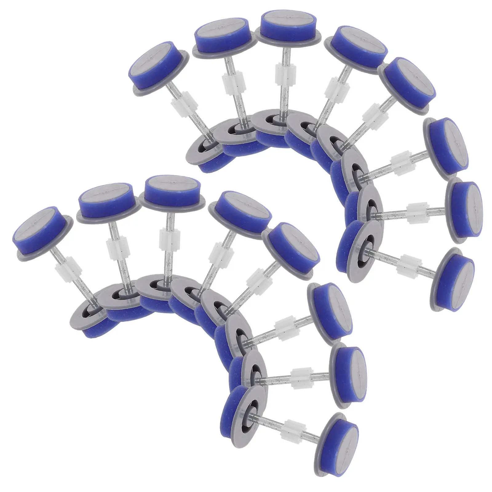 

15pcs Accessories Plastic For Diy Craft Replacement Train Wheels Enhance Stability Realism Train Wheels Kids Playthings