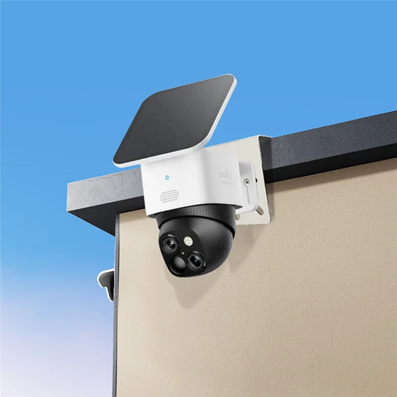ABSQ-Camera Solar Panel Mounting Bracket For Eufy Solocam S340E30- Security Cracks Roof Gutter Special Bracket Gutter Mount Brac