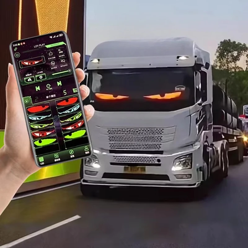 With App USB Flexible Smart Sticker Flexible Display Vehicle Rear Window Light Emitting Diode Decal Screen