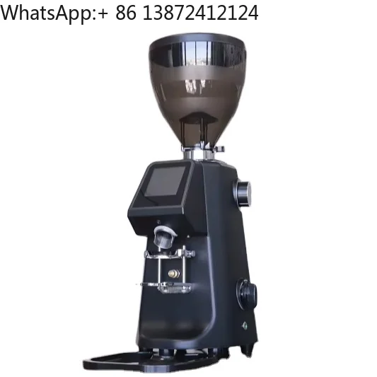 

Commercial Automatic Espresso 74mm Flat Burr Type Electric Coffee Grinder with LCD Screen