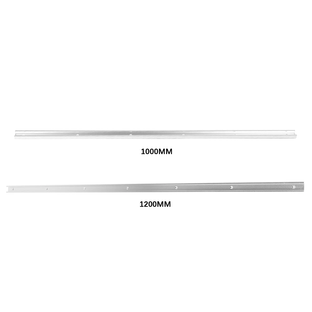 1000/1200mm 30 Type T-Slot Miter Track Aluminum T Track Jig Fixture T Screw Slot Guide for Woodworking Table Saw Router
