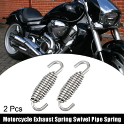 2-10Pcs 45mm 54mm 65mm Motorcycles Exhaust Pipe Spring with Hook Exhaust Pipe Spring Hook Modified Accessory