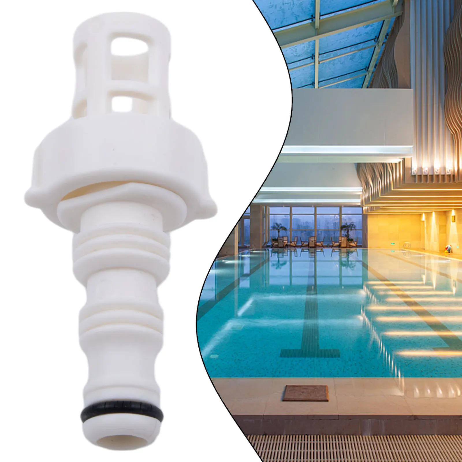 For INTEX Adapter Connection To Drainage Device For Garden Hose Home Swimming Pool Drain Adapter Connectr Pool Equipment Parts