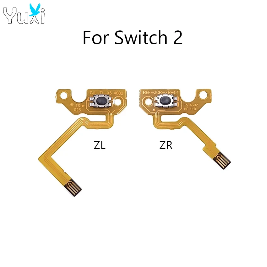 YuXi For Switch 2 Joy-Con Controller ZL ZR Button Flex Cable Repair Part For NS2 Left Right Ribbon Cable