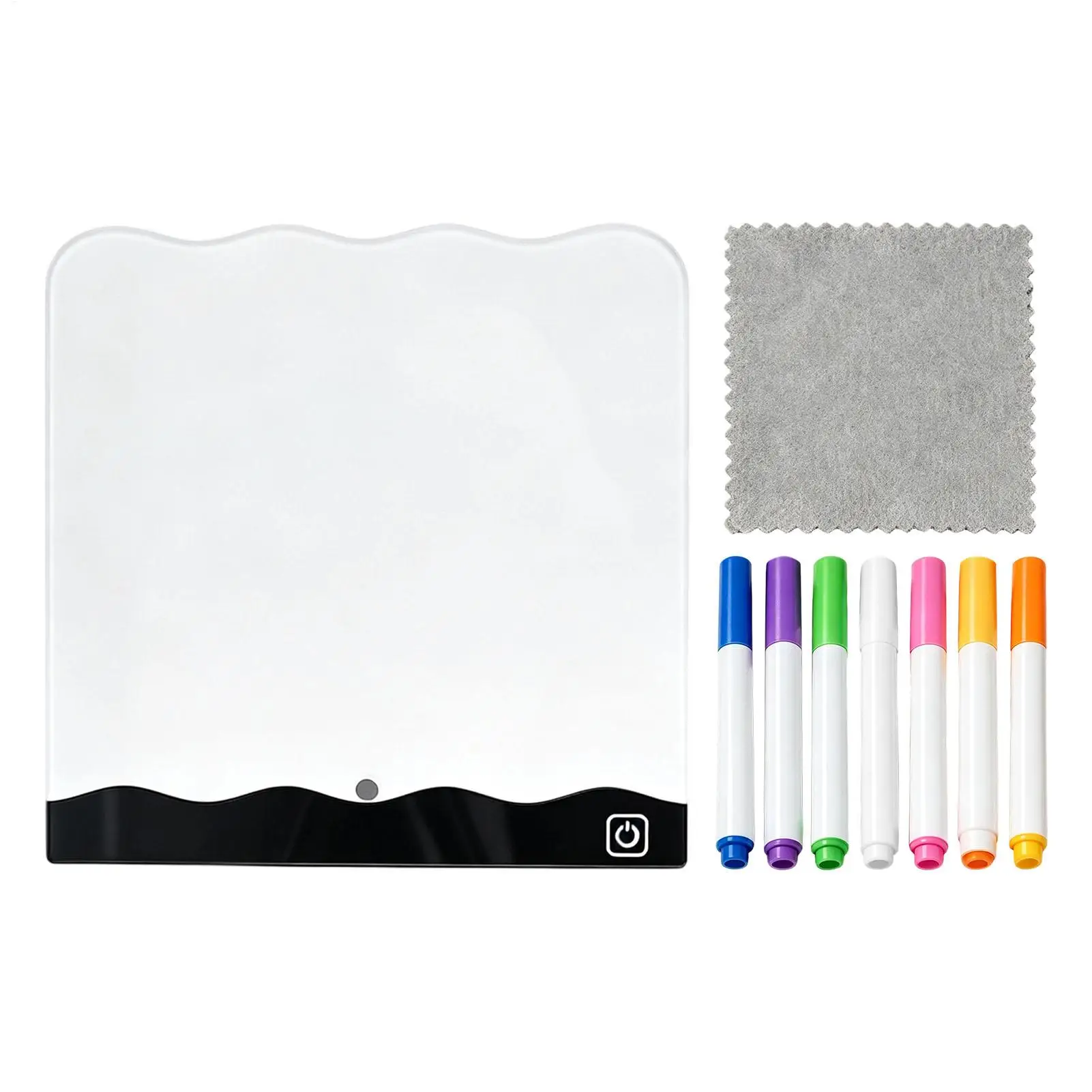LED Note Board Rechargeable Doodle Tablet With Markers LED Board For Kids Girls Boys School Classroom Home Travel Car Airplane