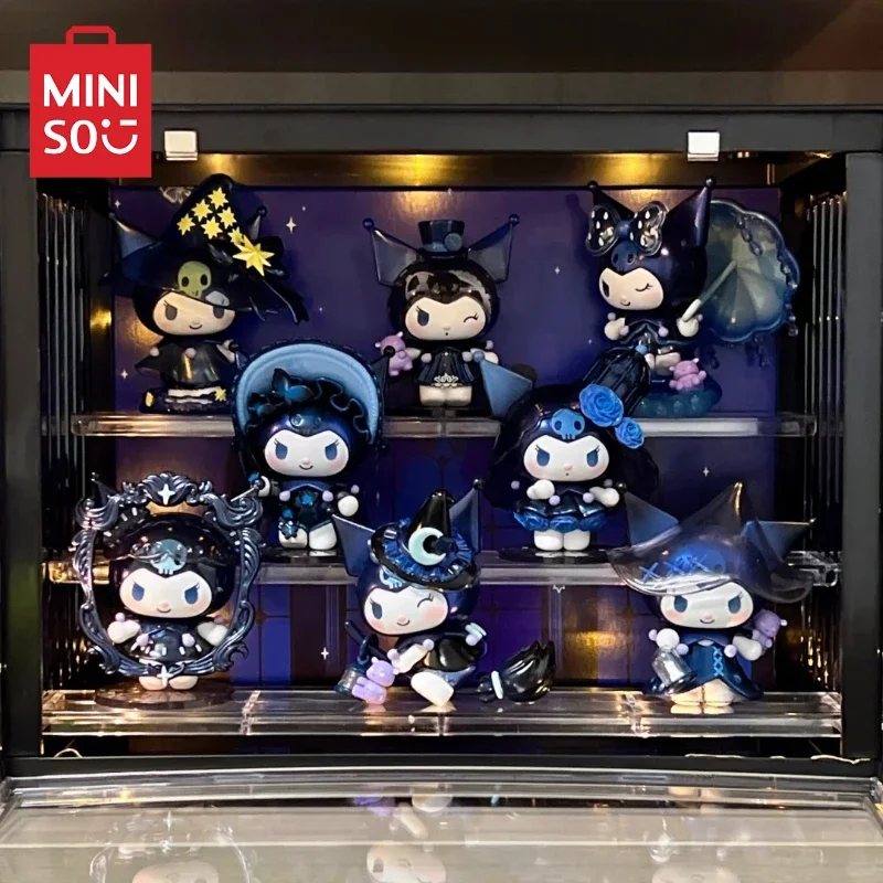 MINISO Sanrio Blind Box Kuromi Witch Feast Series Mystery Box Cute Halloween Gift Christmas Gift Toys Desk Ornament Doll Genuine