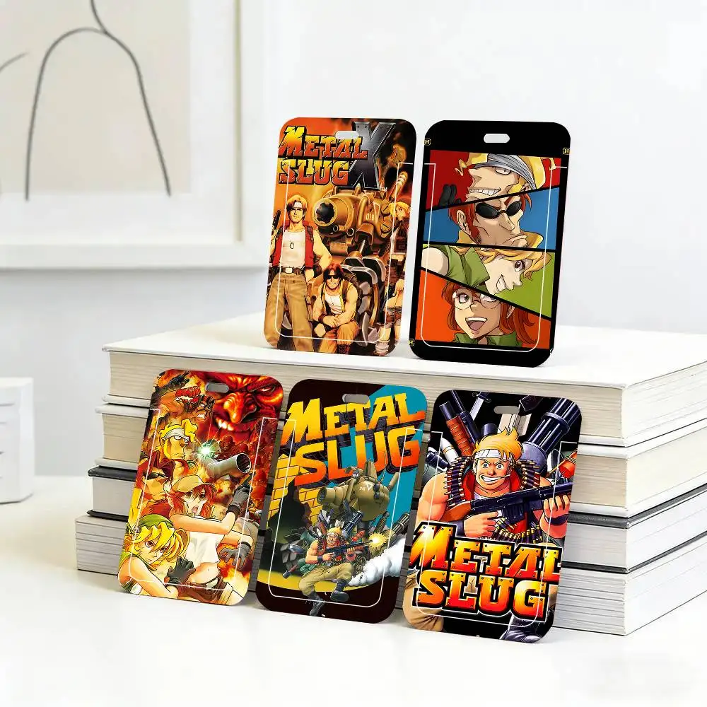 

1 шт. Защитный чехол для ID-карт Game M-Metal S-Slug: для школьных, проездных и обеденных карт, с функцией легкого выталкивания