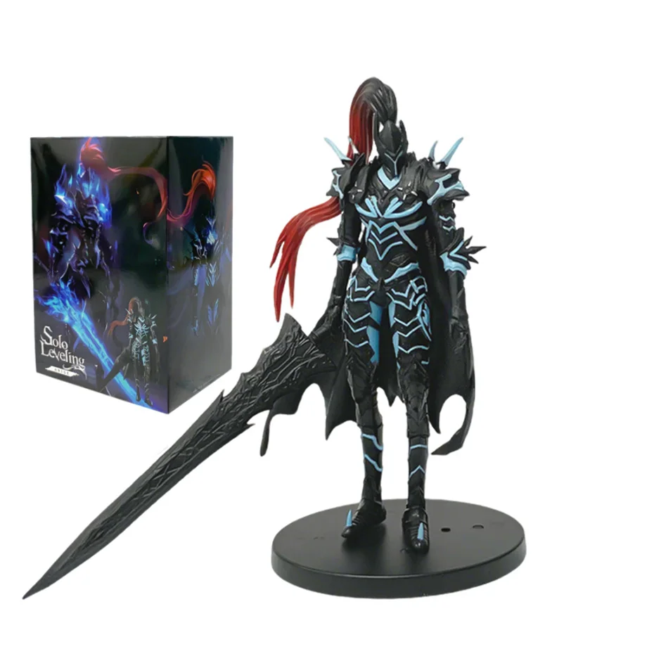 Figura de Ação PVC de 21cm Soloed Leved Ling Igris Blood Knight, Modelo Colecionável de Anime, Brinquedo de Cavaleiro da Legião das Sombras, Presente