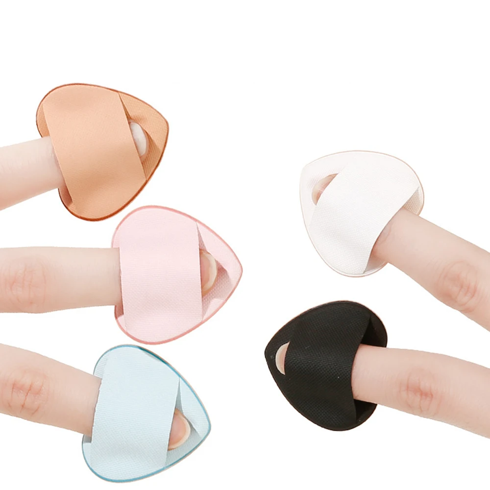 30/50 Stuks Mini Vinger Puff Foundation Kleine Luchtkussen Poeder Spons Gezicht Concealer Cosmetische Applicator Schoonheid Make-Up Tools