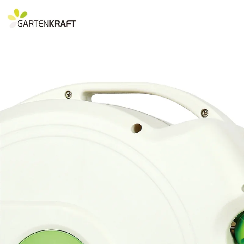 GARTENKRAFT 30M 1/2'' Multifunctional Automatic Garden Hoses & Reels Irrigation System For Outdoor