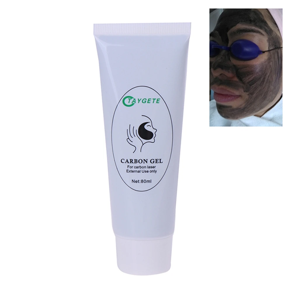 Crema facial hidratante para limpieza profunda, Gel de carbono para rejuvenecimiento de la piel con láser, blanqueamiento de la piel, masaje de la piel