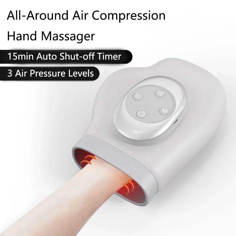 

Hand Massager with Airbag Compression Finger Wrist Palm Massage Machine Vibration Glove for Hand Muscle Relax Gift for Men Women