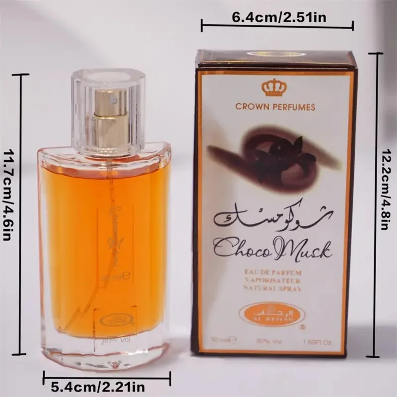 Choco Musk Eau de Toilette for Men, 50ml - Gourmand Vanilla Scent, a perfect holiday gift