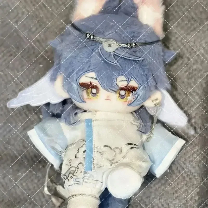 

20cm Honkai: Star Rail Sunday Cotton Doll Toys Dress Up Bodies with Tail and Ear Plushies DIY Costume Changing Toy Gift for Fans