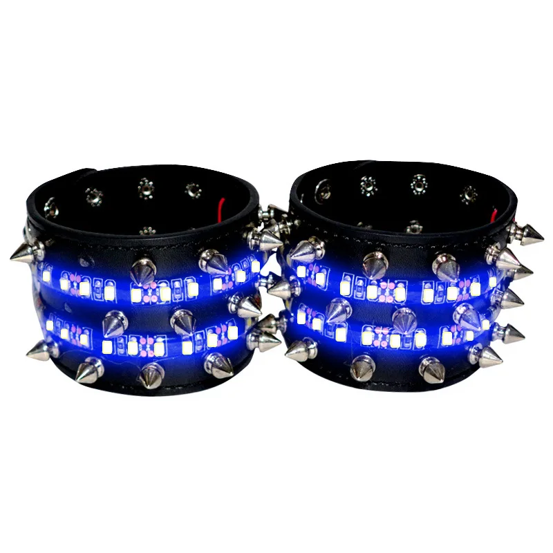 

LED Luminous Wrist Protector Necklace Neck Ring Performance Props