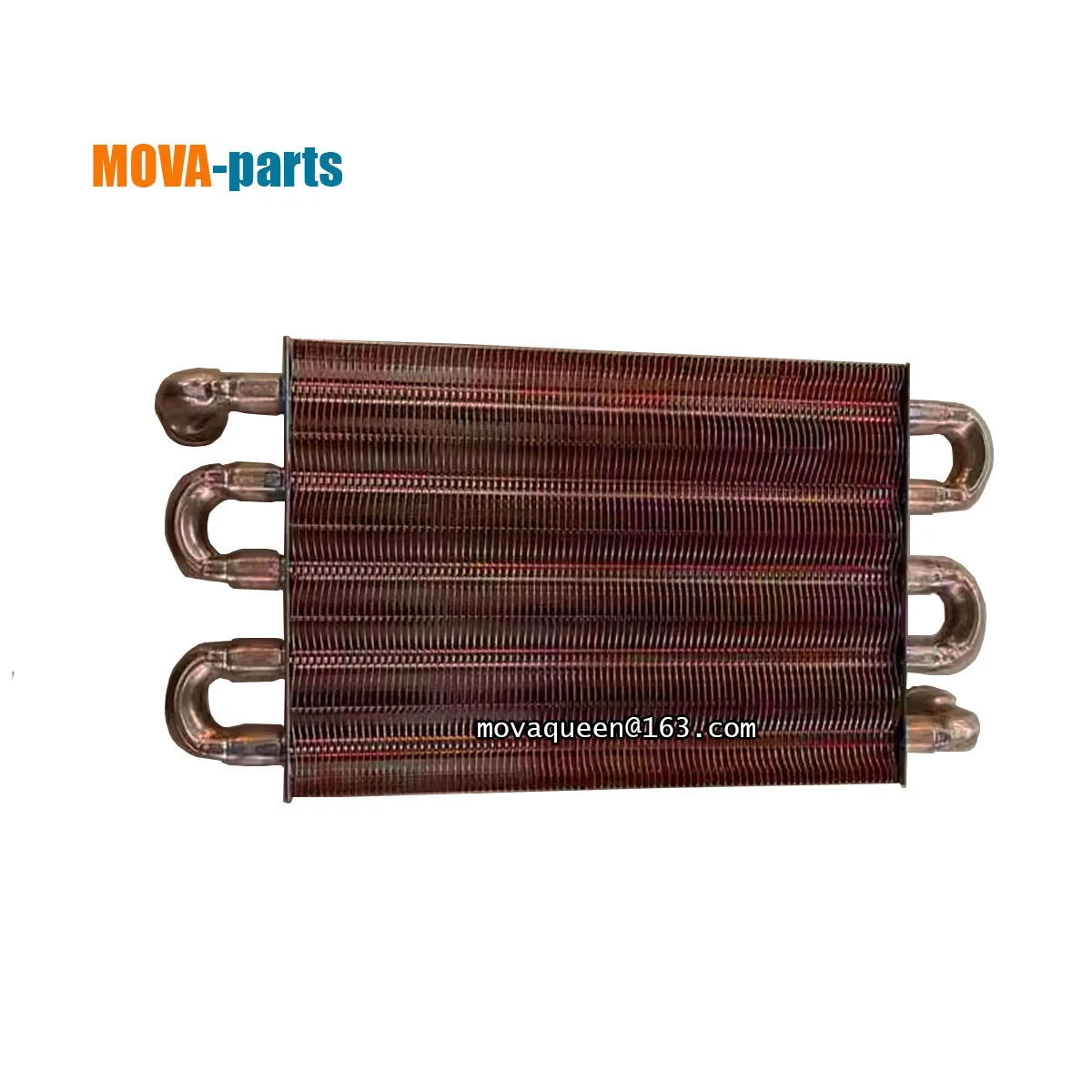 Gas Boilers Parts Copper 260mm Main Heat Exchanger For Vaillant Gas Wall Hanging Furnace Replace