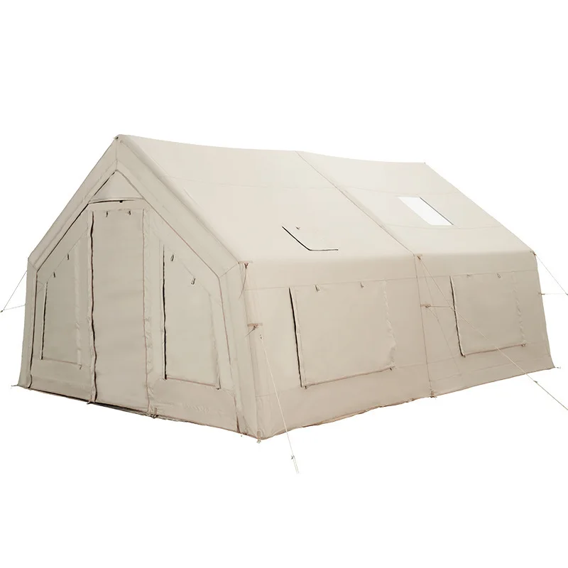 Hotel tent outdoor thickened rainstorm prevention one room and one living room tent quick opening camp inflatable tent