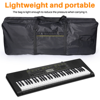 TFORU-Portable 61 Key Electronic Piano Keyboard Gig Bag Carrying Bag Storage Holder Case 600D Cloth