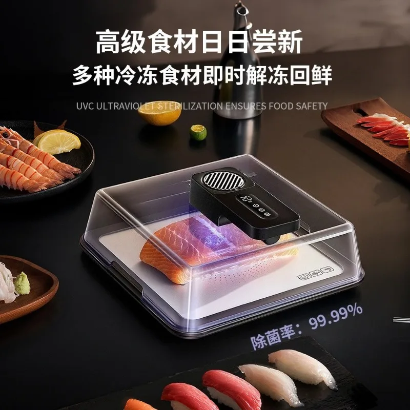 

Fast Thaw Master Defrosting Tray Food Grade Aluminum Rapid Defrost Plate for Frozen Meat Steak Seafood
