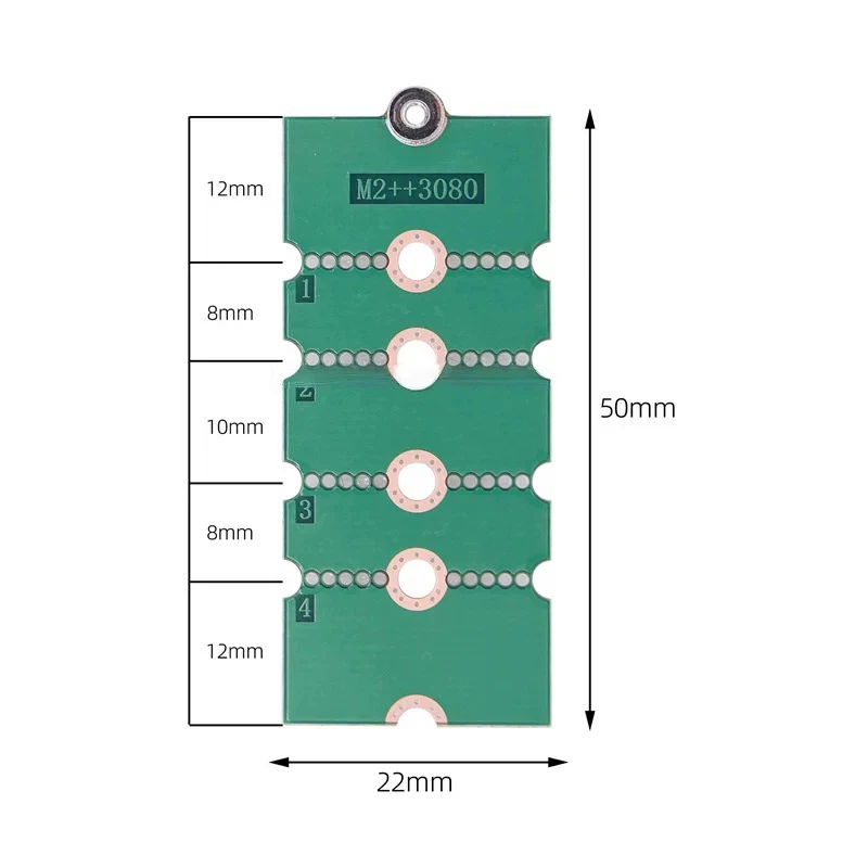 M.2 SSD Extension Adapter M2 Solid-state Drive 2230 2242 2260 to 2280 Extension Bracket Card Riser Transfer Convert