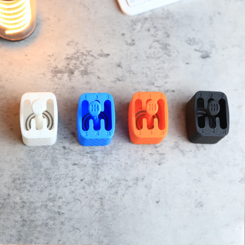 Drukowany w 3D manurowy dźwignia zmiany biegów, ozdobny brelok do kluczy, zabawka, ozdoba na biurko, model manurowej dźwigni zmiany biegów, zabawka antystresowa.