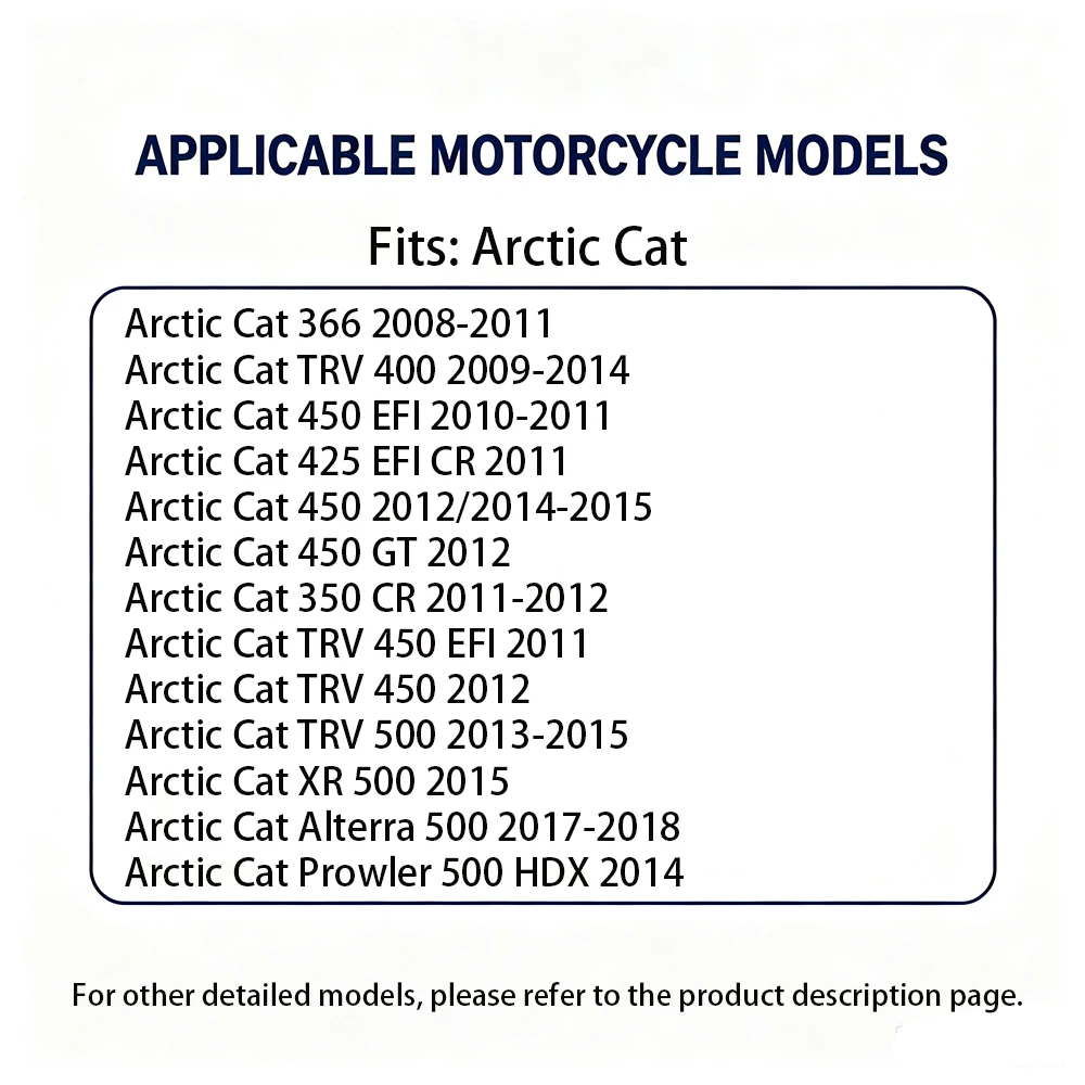 Motorcycle One Way Starter Clutch For Arctic Cat XR TRV 500 450 XT 400 425 350 CR Alterra Prowler 500 HDX LTD OEM:0802-044