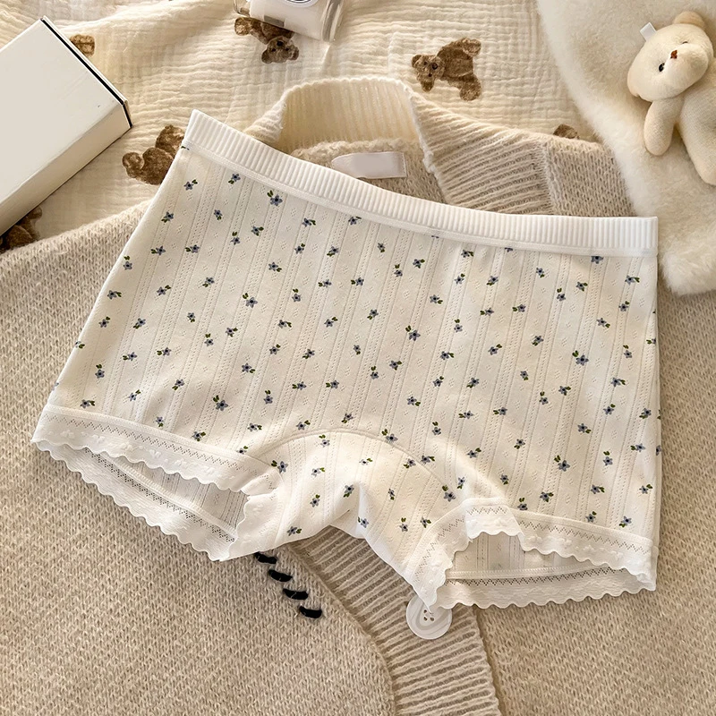 Blue small floral-M