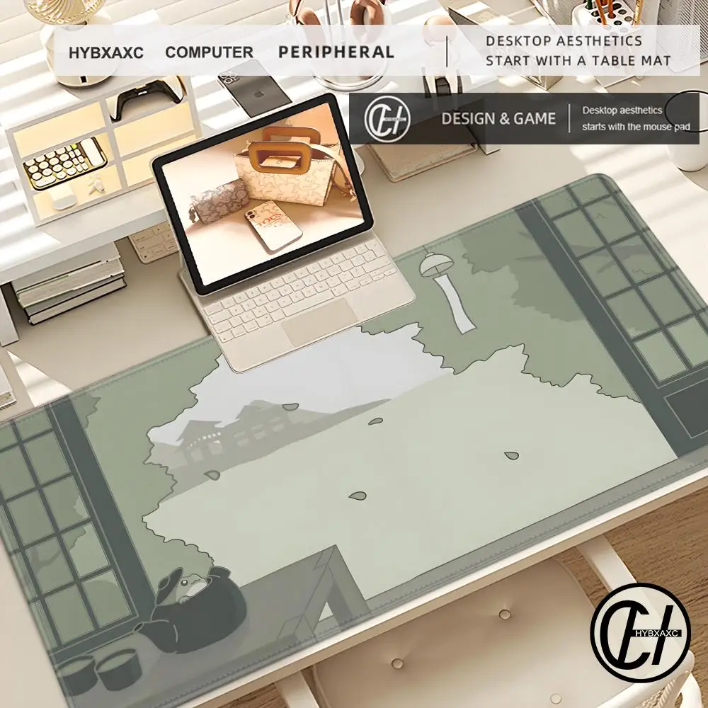 

Мультяшный коврик для мыши Зеленый коврик для мыши Матча Большой коврик для мыши Натуральный резиновый коврик для ПК Настольные коврики Большие коврики для мыши Симпатичный настольный коврик для подарков