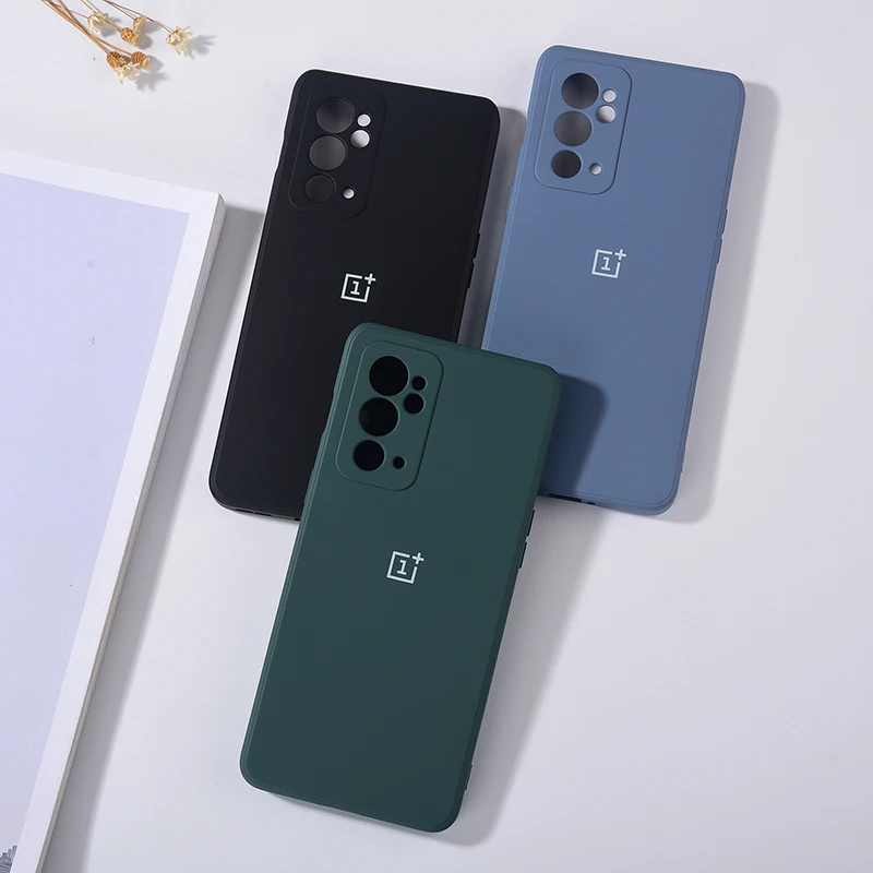 حافظة ناعمة من السيليكون السائل عالي الجودة لهاتف Oneplus 9RT بلون سادة من البولي يوريثان الحراري غطاء حماية كامل مضاد للصدمات لهاتف One Plus 1+ 9R