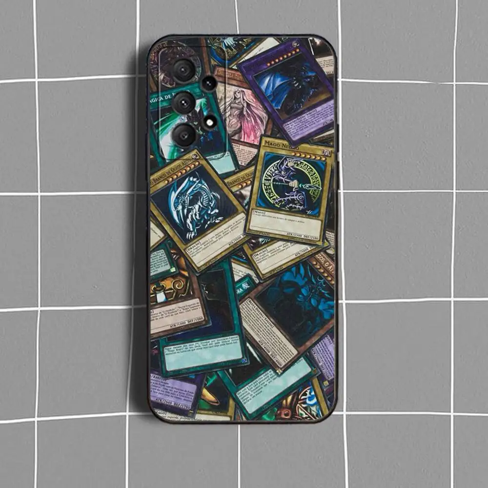 حافظة هاتف Y-Yu-Gi-Oh G-GX لهاتف سامسونج جالاكسي A 91,80,73,72,71,53,52,51,22,5G غطاء أسود ناعم مقاوم للصدمات #5