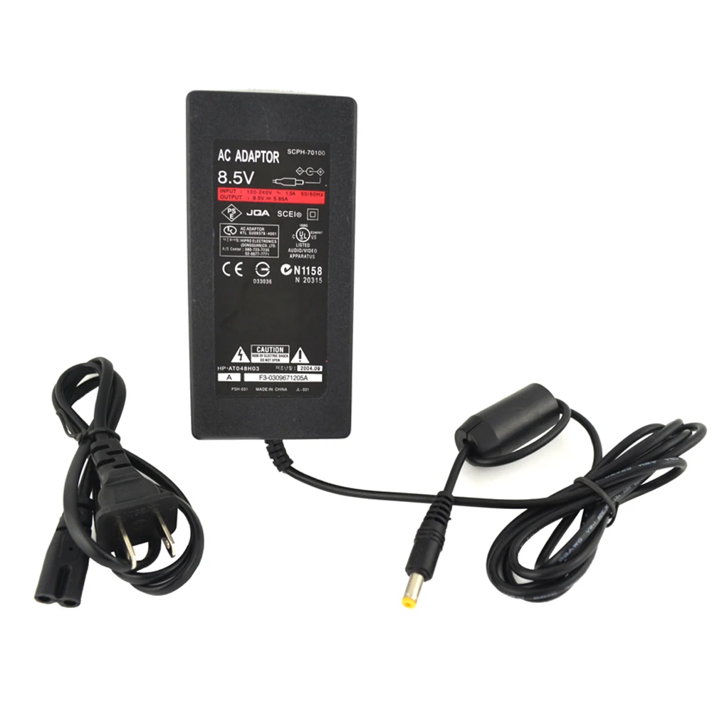 

US Plug AC Adapter Charger 100-240V 50/60Hz Cord Cable Supply Power For PS2 Slim Console