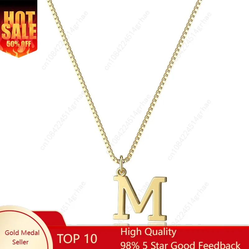 

Gold Initial Necklaces for Women, Dainty Gold Letter Necklace Tiny A-Z Pendant Choker Necklace Trendy Cute Personalized