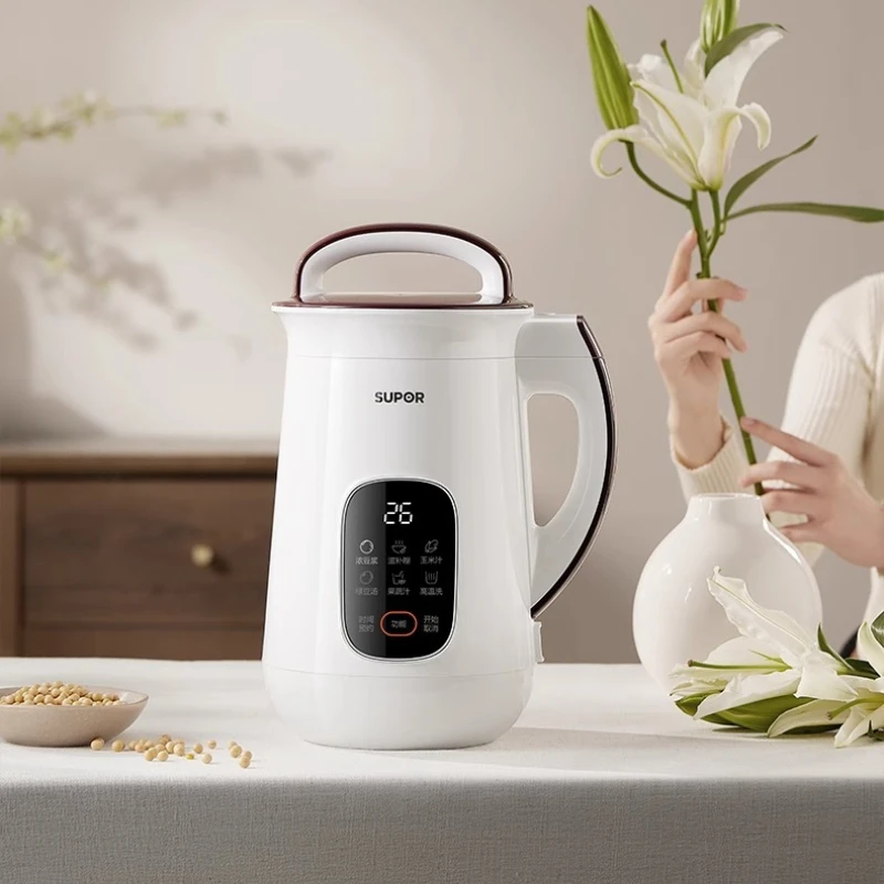 Fully Automatic Soy Milk Maker Household 3-5 People Small Wall Breaking Smart Timer No-Boil Filter-Free
