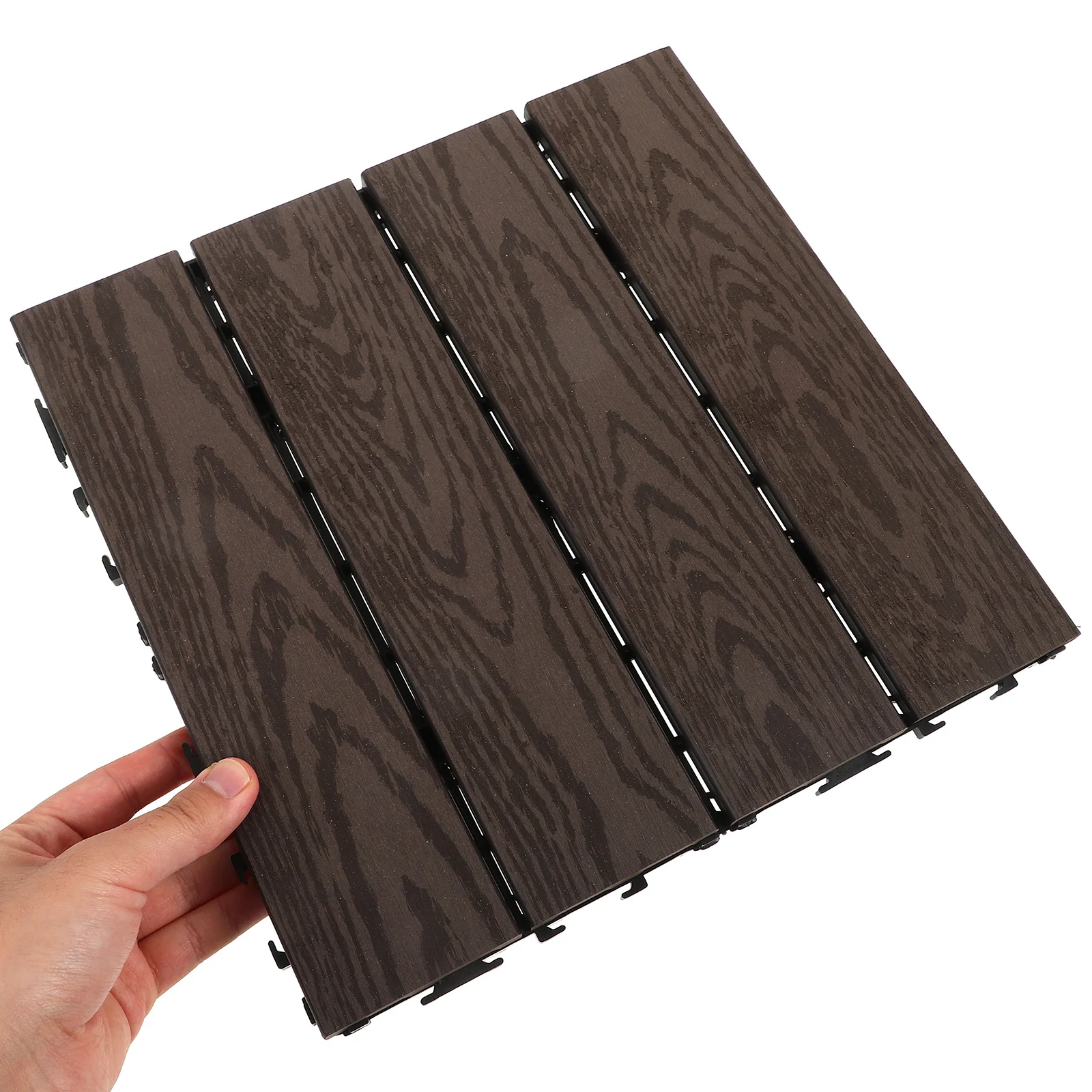 

Durable Interlocking Deck Tile PVC Plastic Floor Tile for Garden Backyard Balcony Yard Outdoor Patio Slip Resistant Mat