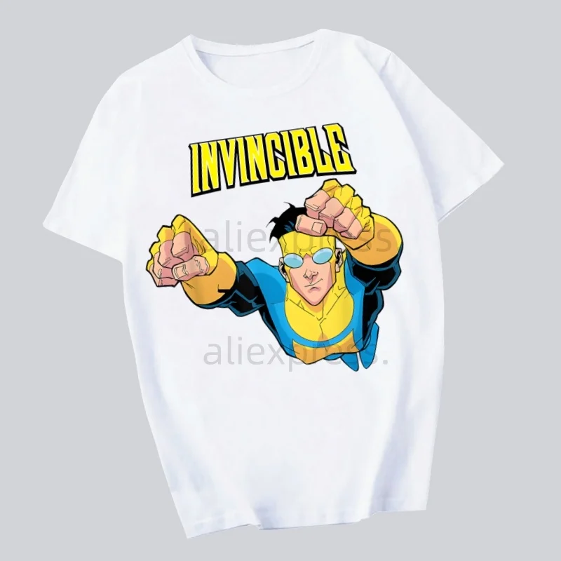 

Invincible Mark Men Superheld New Harajuku men t shirt print tees t-shirt male tops hip hop casual funny T Shirt