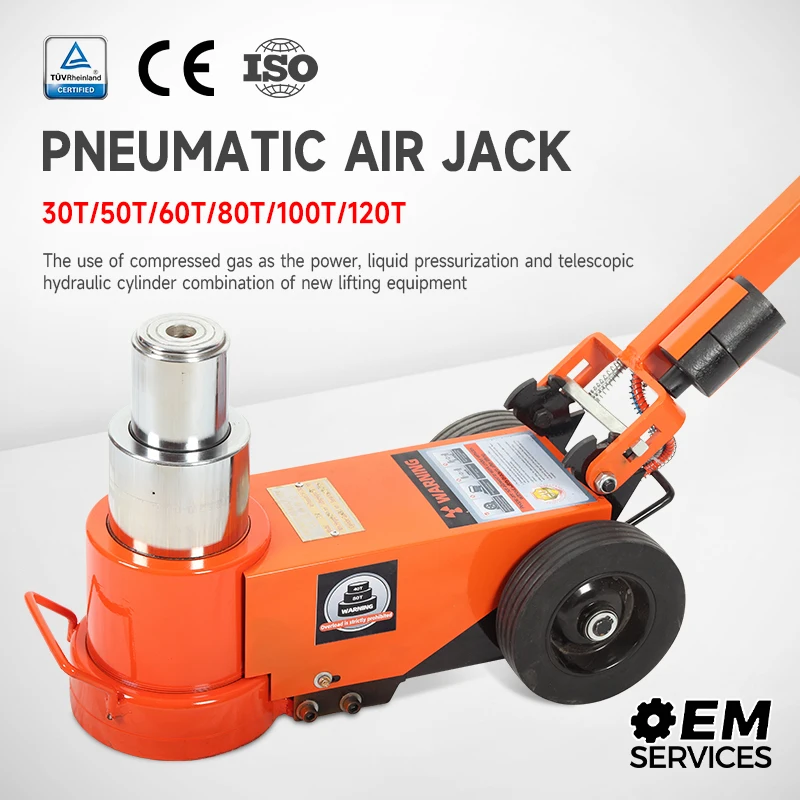 Time-Saving Solutions 50 Ton Air Hydraulic Jacks for Truck Servicing
