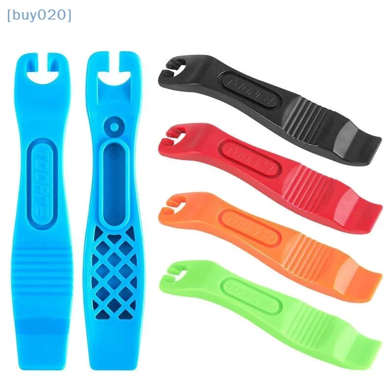 

TOOPRE Bike Tire Tool TL-6.1 | POM Plastic, 5 Colors, 2pcs, 11cm, Spoke Hook & Valve Aid