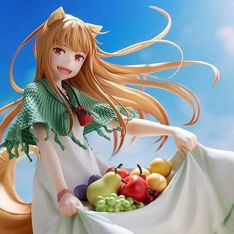 Anime Wolves and The Scent of Fruit Figures Spice and Wolf Holo Action Figures 25cm PVC Collection Model Toys Ornamen Gifts