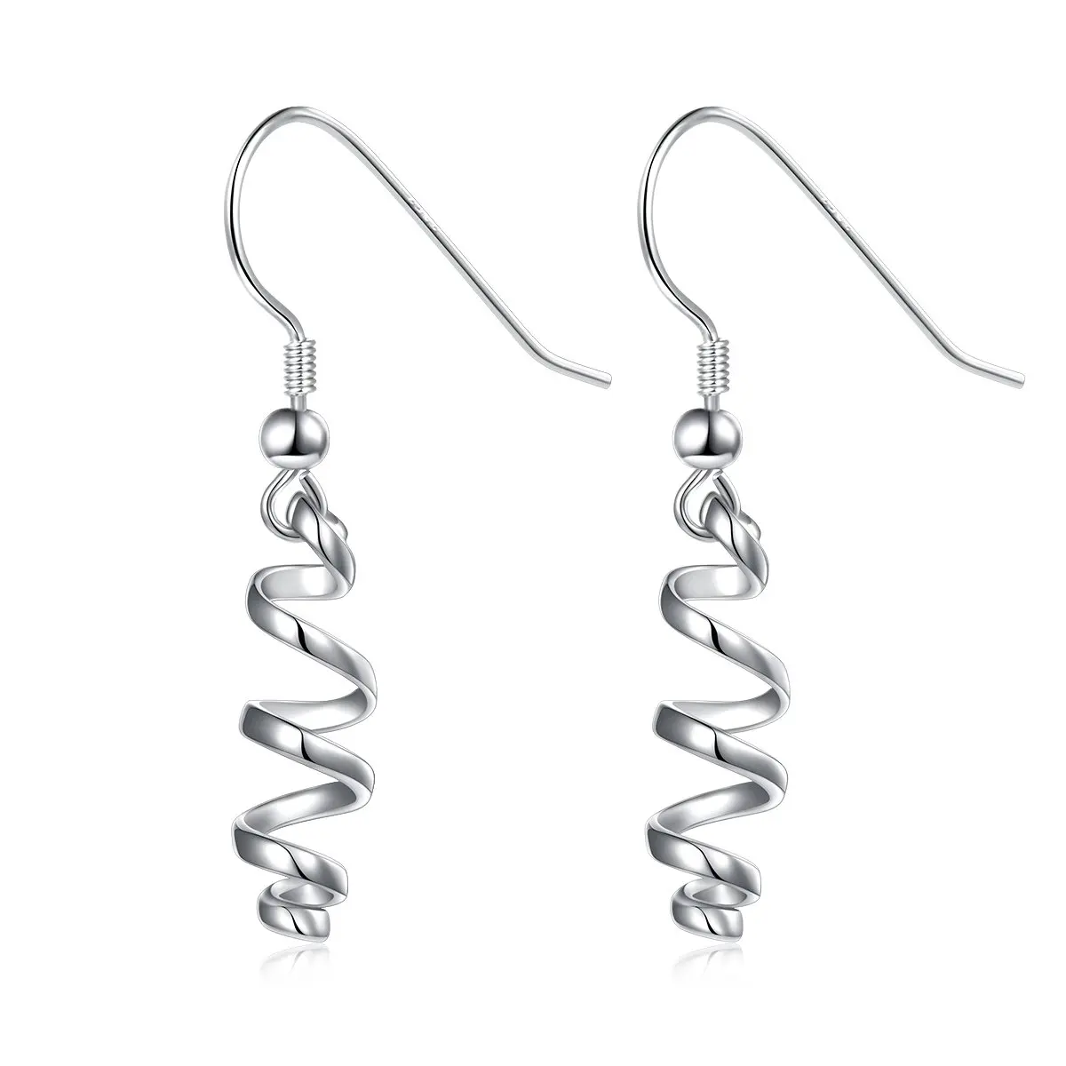 

Spiral Twist Dangle Earrings For Women Elegant Jewelry Gift