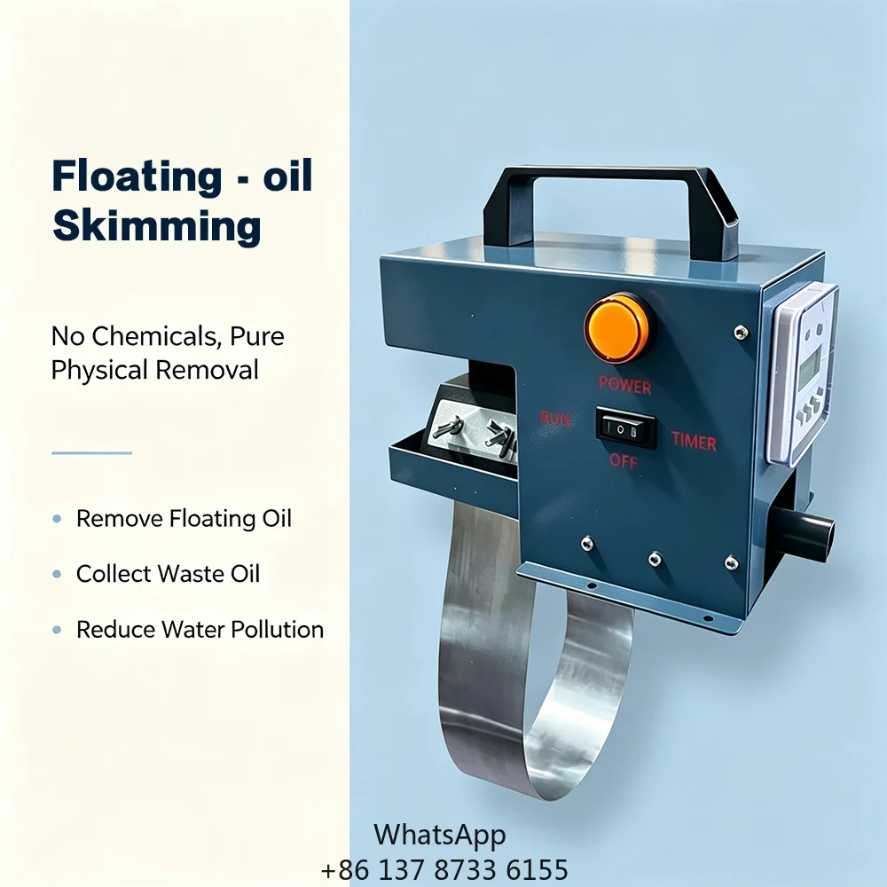 Wholesale Price OSL-13L Belt Type Oil Skimmer 13L/H Double-Sided Coolant Clarifier For Industrial Water Treatment