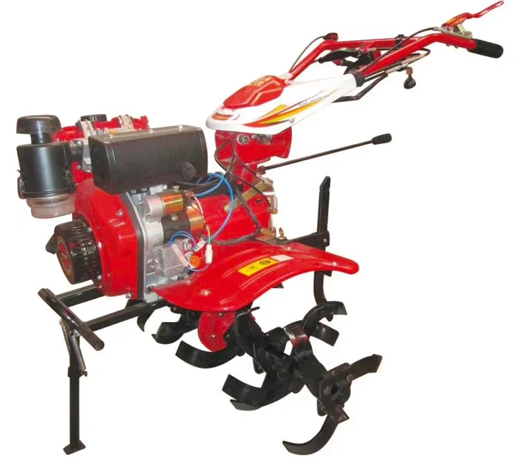 Fertilizer seed drill rotary tiller furrowing and weeding machine  tillage machine