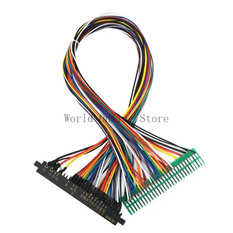 كبل تمديد زر 28P موصلات لوحة الذهب سهولة التثبيت للعبة 87HC