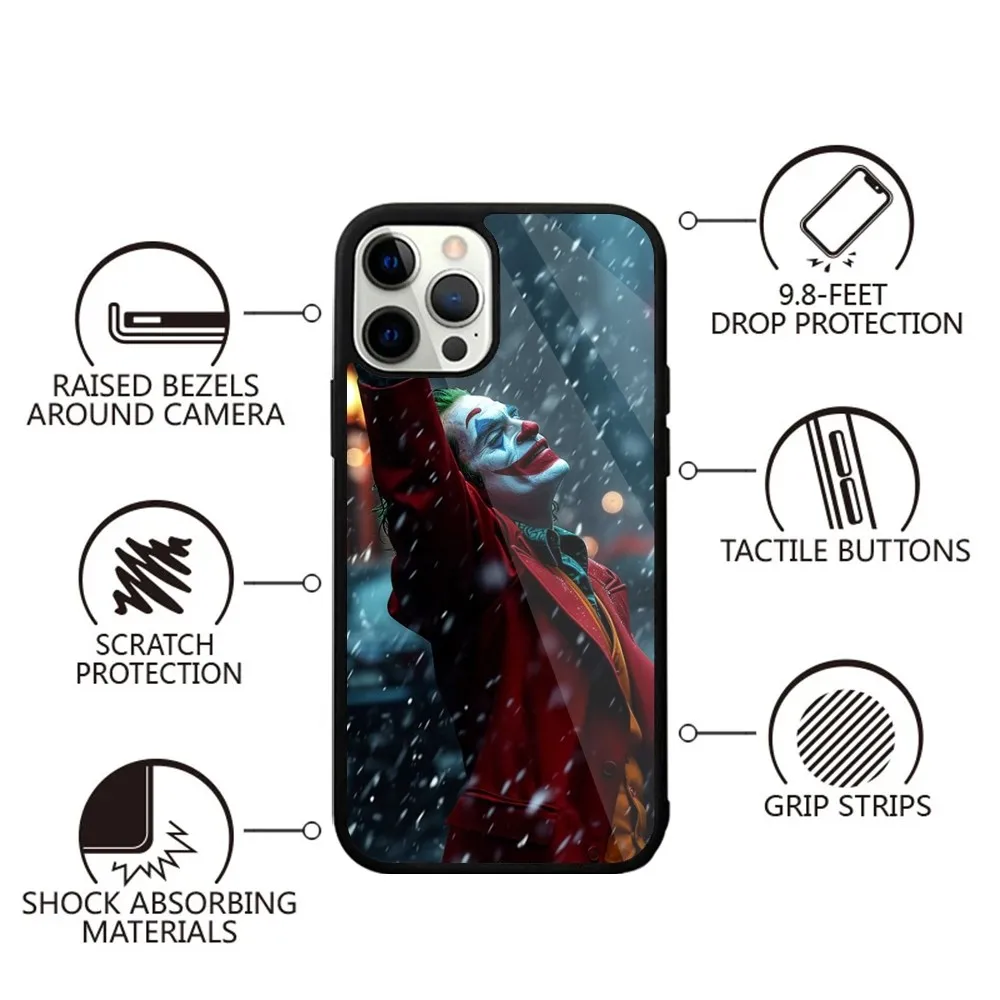 J-Jokers C-Clown  Phone Case Strong Magnetic For IPhone 16,15,14,13,Pro,Max,Plus,11,12,Mini For Magsafe Wireless Charging