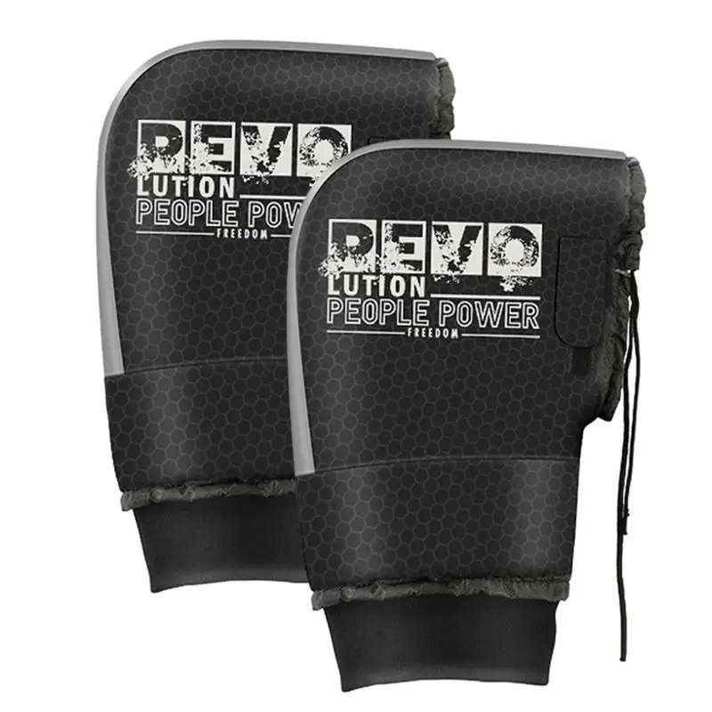 

1 Pair Motorcycle Handlebar Mittens Hand Covers Warmer Waterproof Motorbike Windproof Gloves Handle Bar Muffs Hand Thick Plush