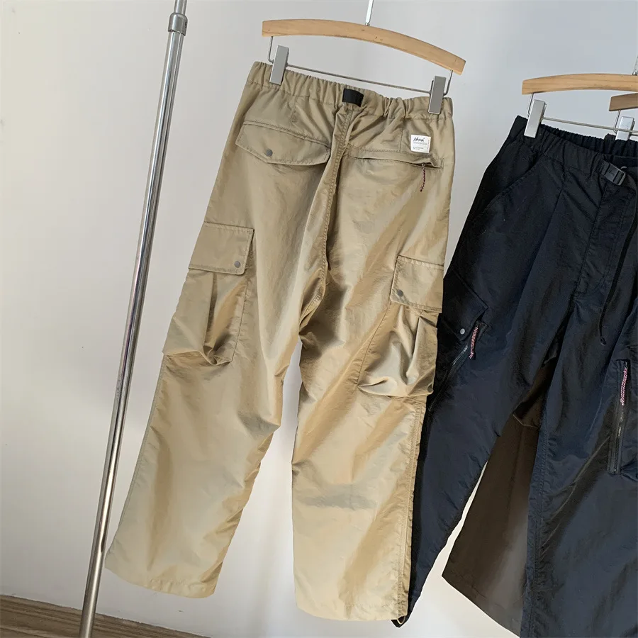 Japanese NANGA Big Multi Function Pocket Casual Pants Men Women Flame Retardant Wear-resistant Camping Functional Cargo Trousers