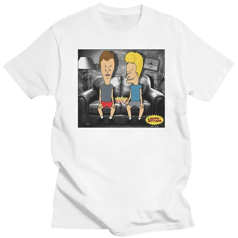 Funny Men T Shirt Women Novelty Tshirt Beavis & Butthead Basement T-Shirt 2018 New Fashion T Shirt Men Cotton Top Tee