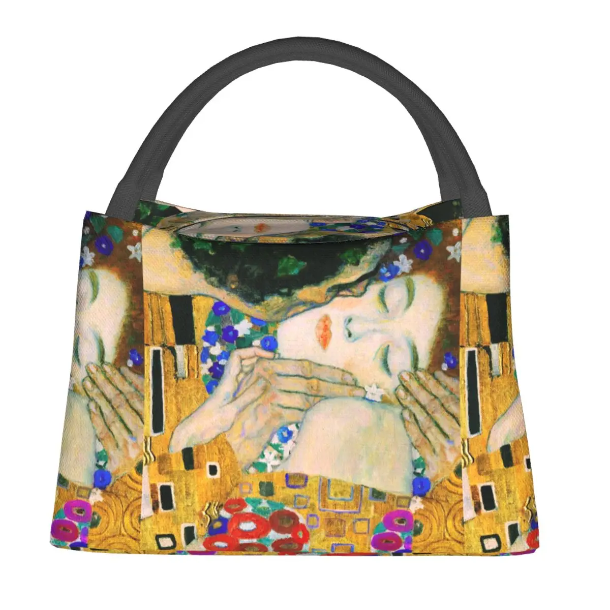 O Beijo De Gustav Klimt Sacos De Almoço Isolados, Bento Box, Tote À Prova De Fugas, Sacos De Piquenique, Refrigerador, Saco Térmico para Mulheres e Meninas