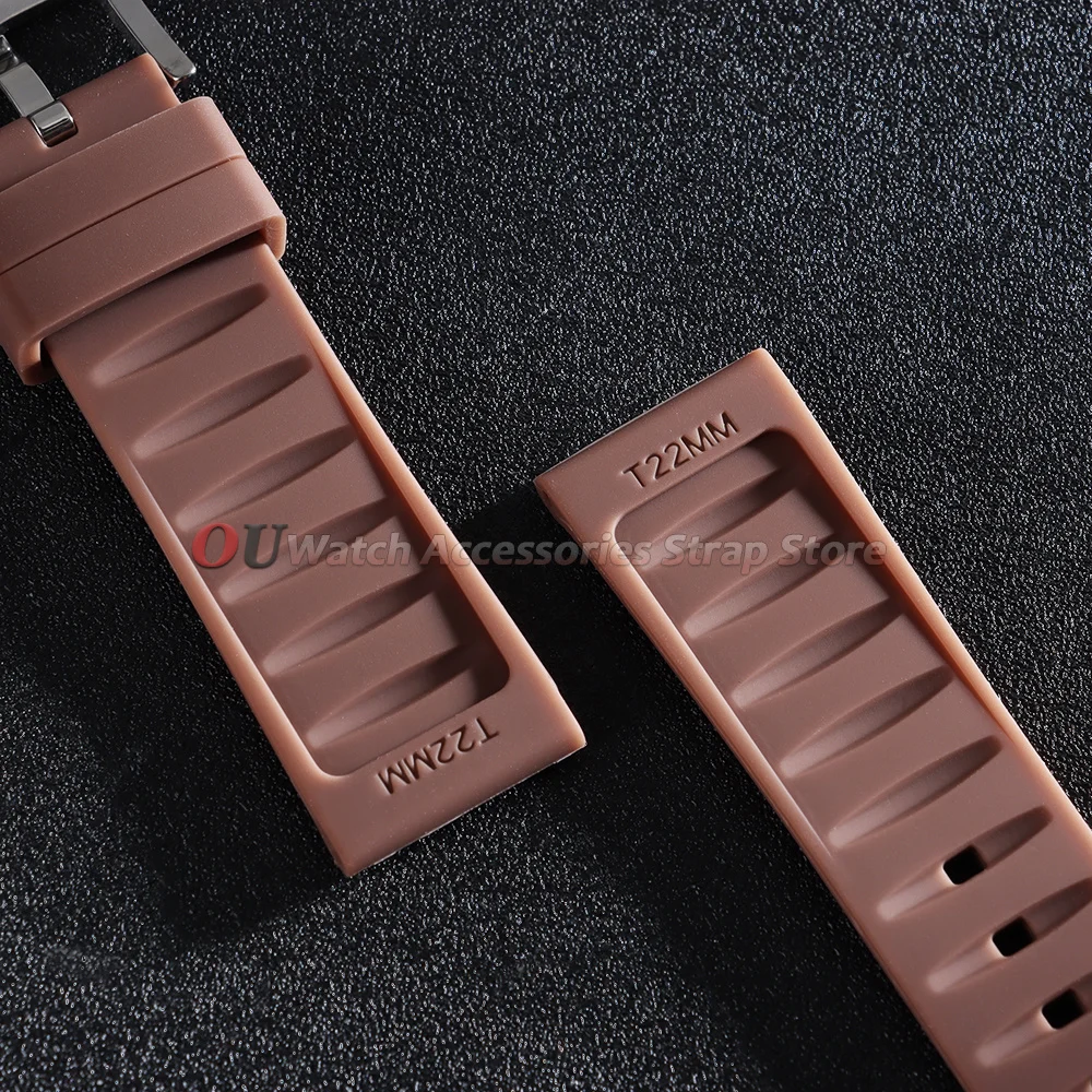 18mm 20mm 22mm 24mm 26mm Silicone Watch Band for Omega for Seiko Watch Strap Universal Men Women Waterproofing Rubber Wristband - view 3